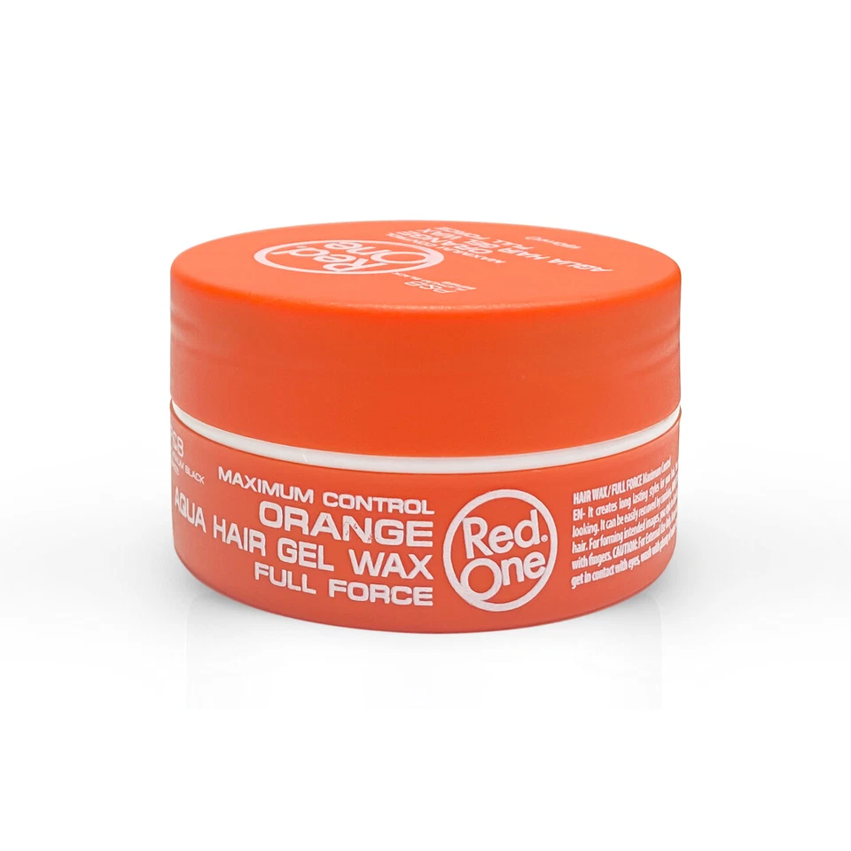 RedOne Aqua Hair Gel Wax Full Force Orange, (6er Pack) 150ml - Bild 2 von 2
