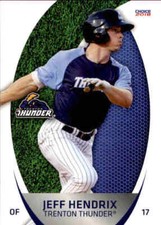 2018 Trenton Thunder Choice 11 Jeff Hendrix Kirkland Washington WA Baseball Card