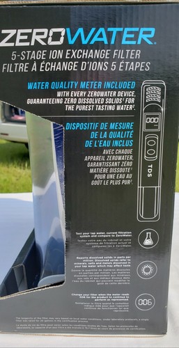 PITCHER "Zero Water" 12 Cup Capacity 5 Stage Pitcher with free TDS meter "New" - Picture 3 of 5