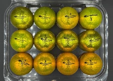 Chromax Mixed Model- Yellow 12 Used Golf Balls 5A/4A