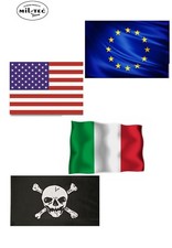 Bandiera Italiana italia Americana usa Pirati Jolly Roger Europa Europea