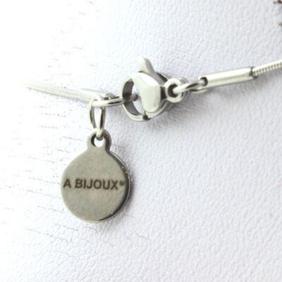 Collier 1 Perle Saphir De Mogok Birmanie 8 Mm - A Bijoux, Neuf Avec étiquettes