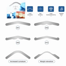 Dental Sectional Matrix System Contoured Metal Matrices Refill Matrix Bands