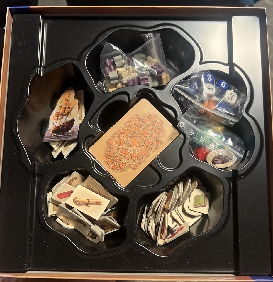 Ken Follett 火柱策略棋盘游戏 Sequel Pillars Of The Earth 出品 — 第 2/4 张图片