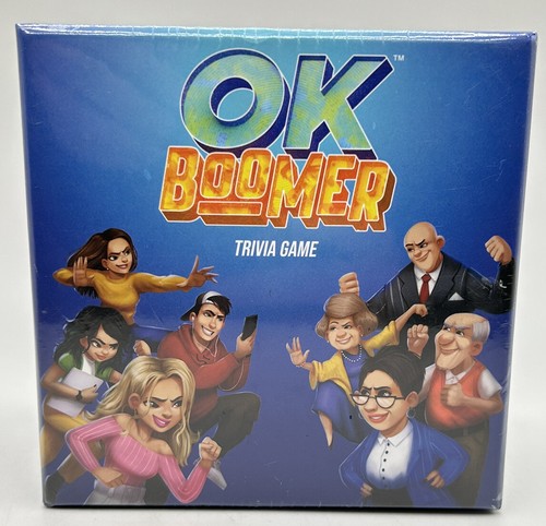 OK Boomer Trivia Card Game Multi Generational Trivia Fun Family Game 