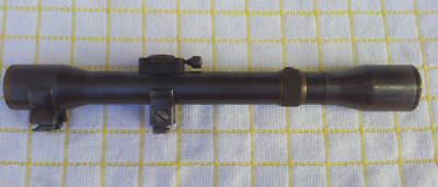 GERMAN SCOPE SNIPER W.GERARD SIRUS 4X RARE WW1 ZIELFERNROHR PREWAR