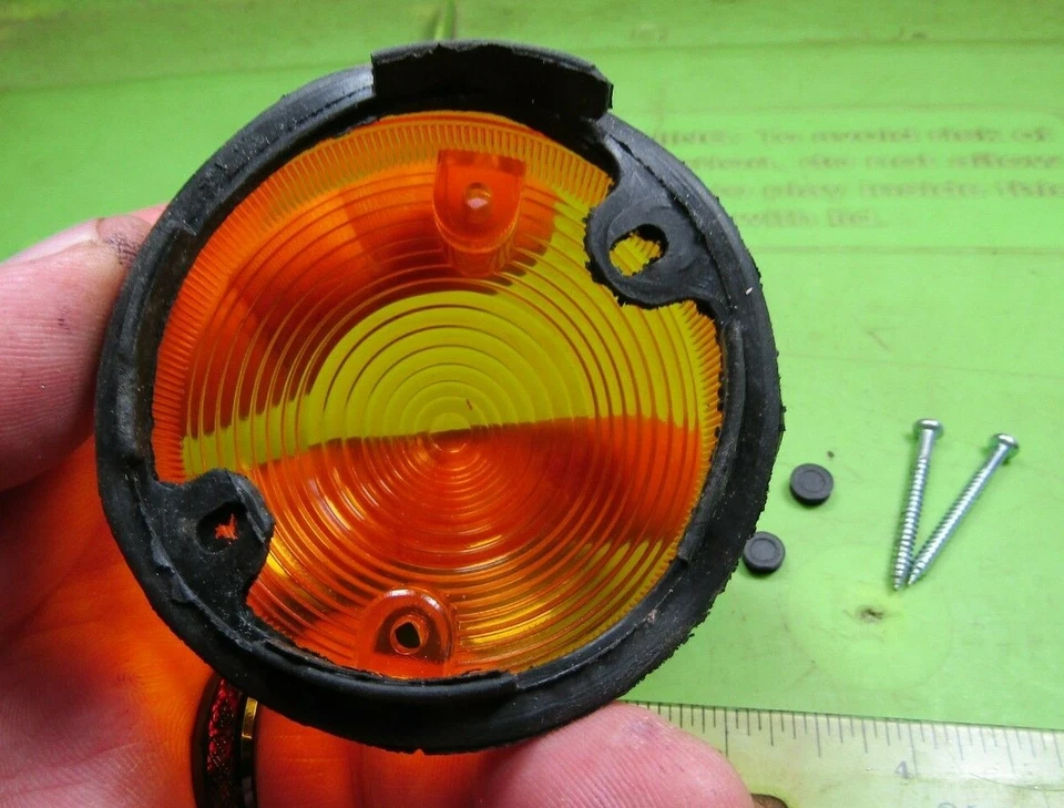 Lente de señal de giro ámbar de repuesto Lucas diseño L874 941223 # 10 Norton BSA  Foto 3 de 3