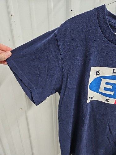 Vtg Elmo Single Stitch T Shirt Medium Navy Blue - Picture 6 of 9
