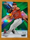 2018 Bowman's Best Green Refractor Mike Trout Card #65 #20/99