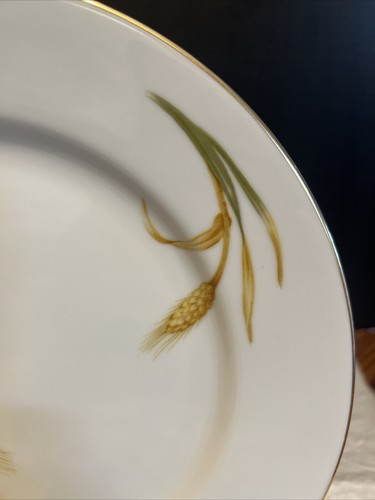 Puritan Of Japan-Wheat Pattern-10 5/8” Dinner Plates-Set Of 5 - Picture 2 of 5