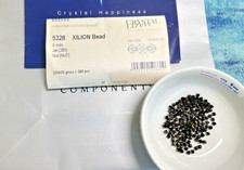 Swarovski 5328 6mm JET NUT Seal Pack 360pcs Austrian Bicone Rare Crystals