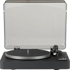 Crosley C300A-BK Fully Automatic Belt-Drive Bluetooth Turntable Record Player, B