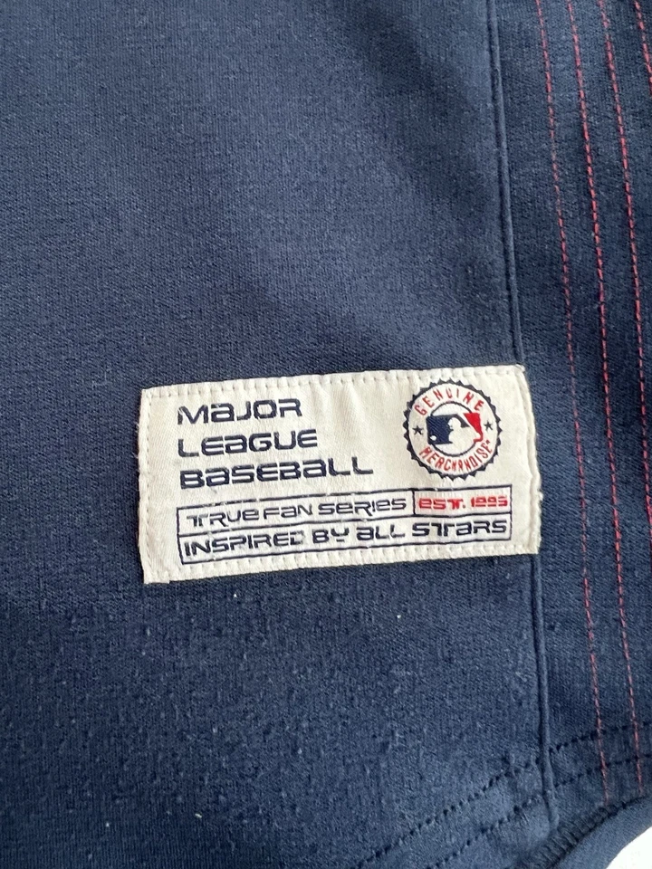 Camiseta deportiva vintage de los Mellizos de Minnesota para hombre azul medio MLB béisbol Joe Mauer Foto 4 de 4