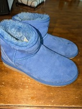 Ugg classic mini boot blue size 6