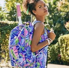Lilly Pulitzer Backpack  Blue Grotto Beleaf I...