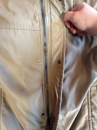 Marc New York Andrew Marc Mens XL Khaki Field Jacket Zip In Liner Utility image 6