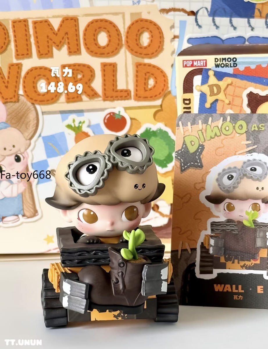 Authentic DIMOO WORLD x PIXAR Series Blind Box Figures Toy New