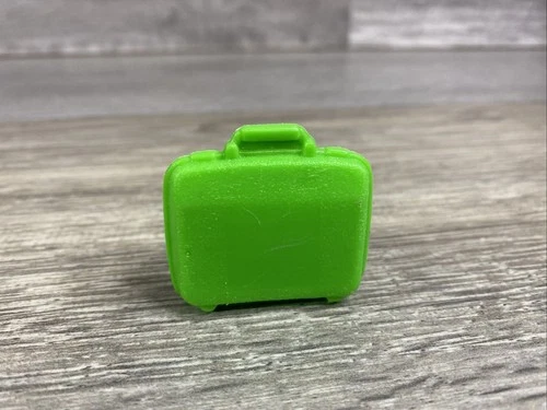 Fisher Price Little People Vintage Green Airport Luggage Suitcase