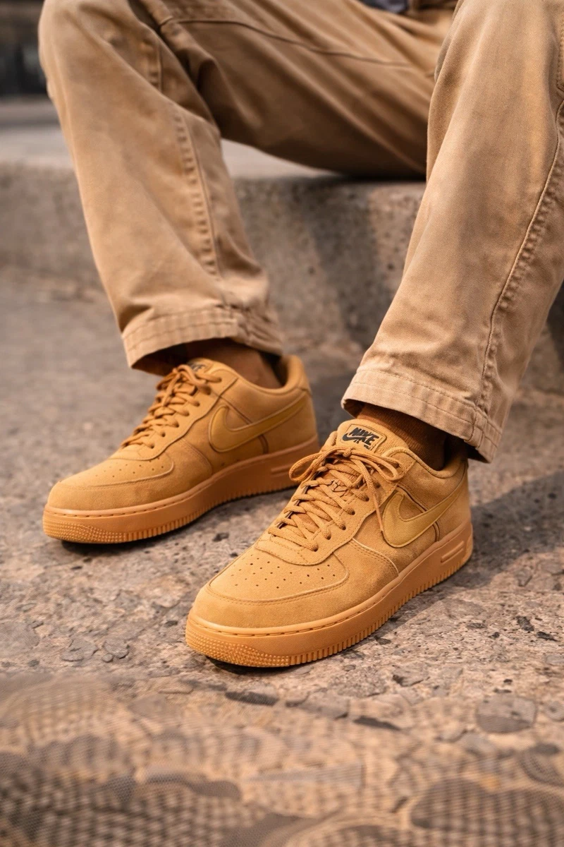 Nike Air Force 1 '07 Flax Wheat W for sale | eBay UK