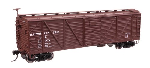 Walthers 910-40713 Mainline 40' Single Sheathed Boxcar "Illinois Central" #16703 | Condition: Neu