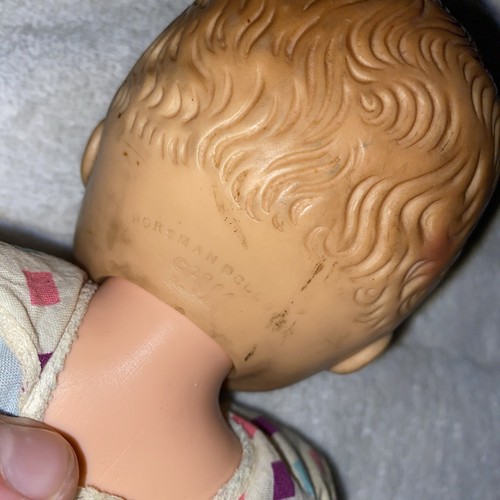 Vintage Reiterpuppe 1964 Gummikopf. Sammlerpuppe. Ca 11". Selten. - Bild 6 von 11