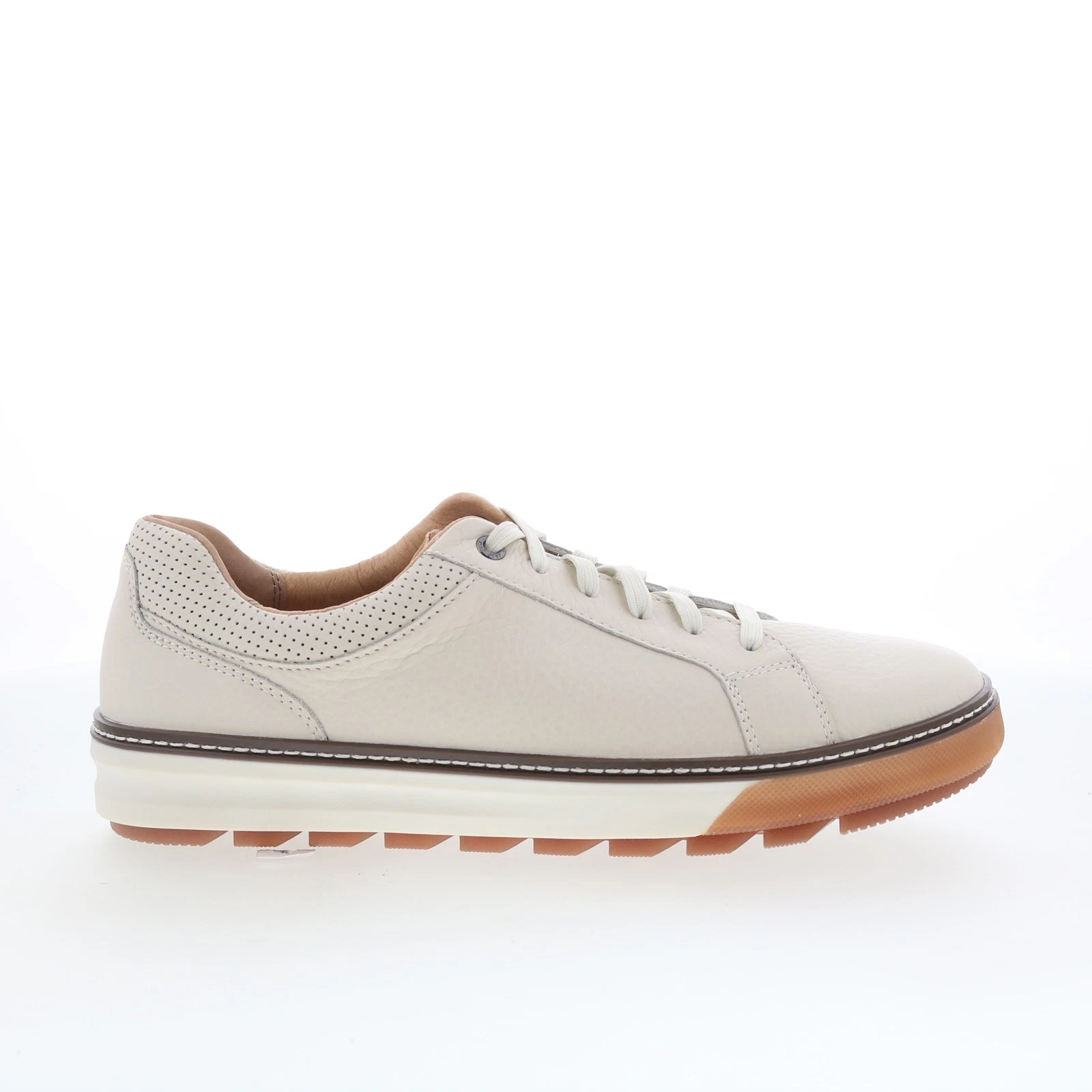 Johnston & Murphy 20-6648 Mens White Leather Lifestyle Sneakers Shoes 9