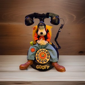 VTG 1990s GOOFY Animated Talking Phone LANDLINE Corded Telephone - TESTED WORKS!