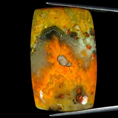 24.30Cts Natural Bumble Bee Jasper Cushion Cabochon Loose Gemstone