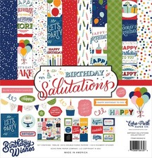 Echo Park Collection Kit 12X12-Birthday Salutations Pack of 1