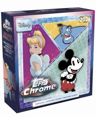 2026 Topps Chrome Disney Sealed Mega Box