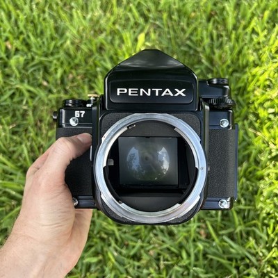 Pentax 67 TTL Late Model Medium Format Camera 6x7 67ii No Meter Working READ