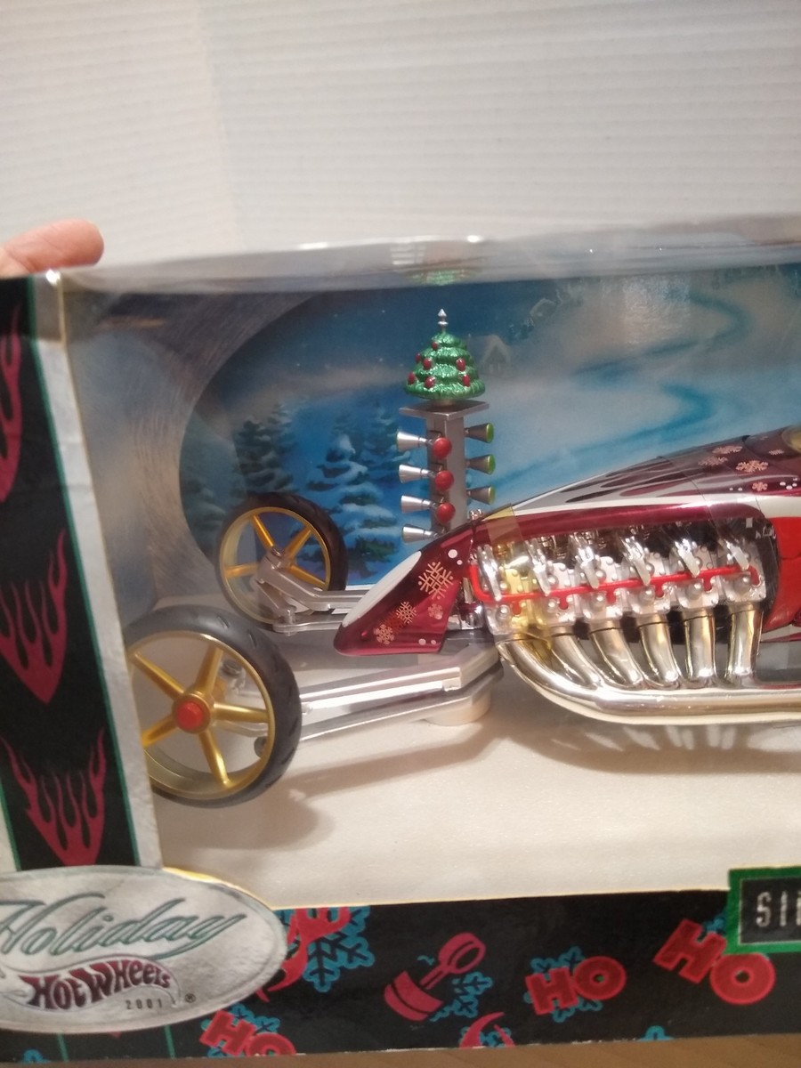 Holiday Hot Wheels 2001 Slightly Modified Santa Claus Car 1