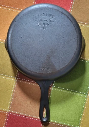 Wagner Sidney -O- No. 6 Cast Iron Skillet (Restored & Seasoned) FREE SHIPPING