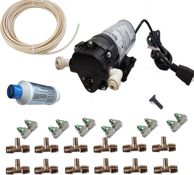 #ad Residential Patio Misting System Made in USA Pump 200 psi Mid Pressure Patio M $471.23