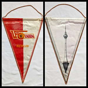 Hertha Berlin B.S.C rare fanion vintage football banderin pennant wimpel Germany