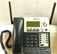 BASE ONLY - AT&T SB67138 4 Line Corded Intercom Phone System