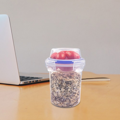 2 Pcs Overnight Oats Container Storage Tank Sealing Box Baby Containers Oatmeal - Picture 9 of 12