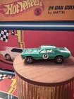 Vintage Hot Wheels Redline Spoiler Series Nitty Gritty Kitty Green - Great Car!