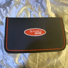 Scrabble Hasbro Game Folio Travel Special Edition Zipper Case Vintage 2001