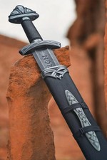 Handmade Viking Sword Keep ng Ragnar Lothbrok Replica - Authentic Norse Sword
