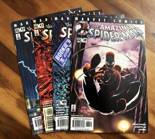 Amazing Spider-Man #38, 40, 42, 43 (2002) Marvel Comics J. Michael Straczynski