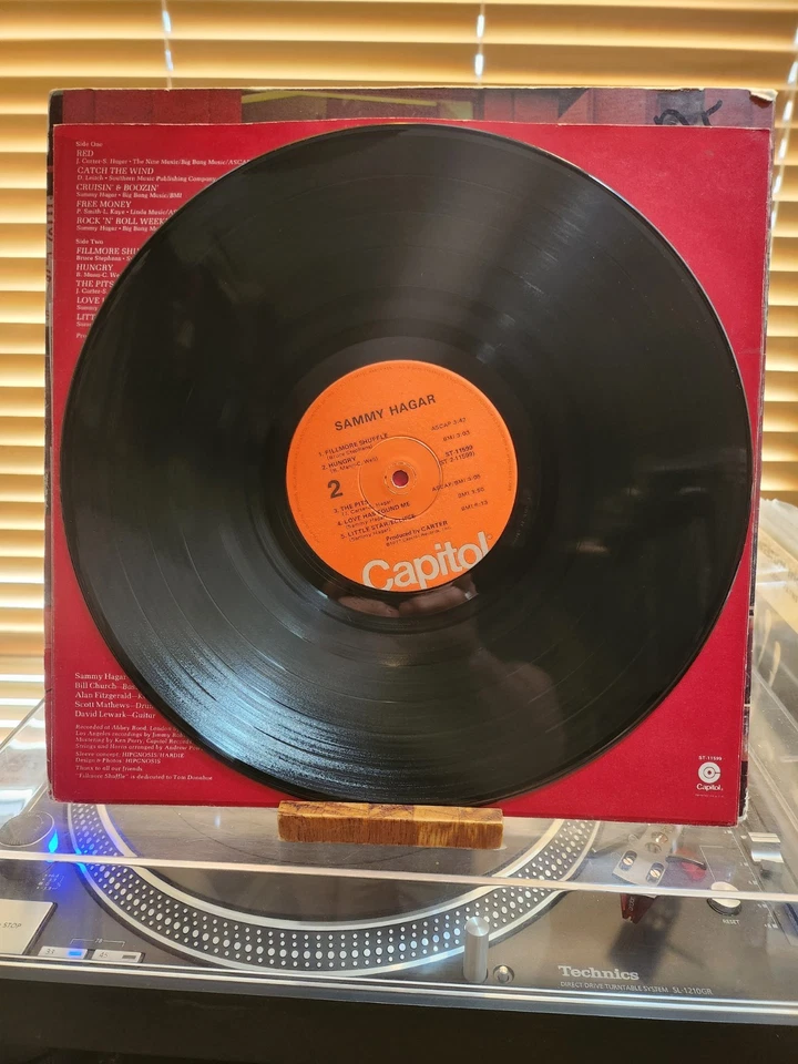 Sammy Hagar, Sammy Hagar, 1977 1st Capitol Stereo, ST-11599, VG+/ VG-VG+ Foto 4 de 4