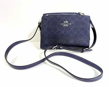 Coach Gia Signature Crossbody Navy Blue CCK70  NWT