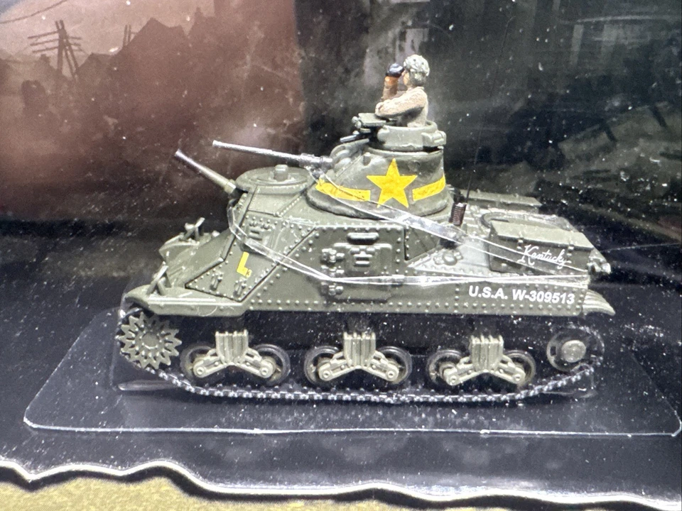 2008 Forces of Valor Action 95211 U.S. M3 LEE BATTLE HARDENED MEN & MACHINE 1:72 - Image 2 of 4