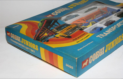 Corgi Juniors Vintage 3025 Transporter Gift Set, Mint in Good