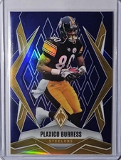 2025 Panini Phoenix Plaxico Burress #35 Blue Prizm /50 Pittsburgh Steelers 🔥