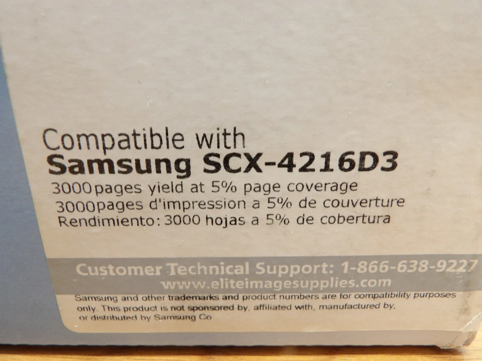 Elite Image 75165 Toner for Samsung SCX4016 SCX4116, SCX4216F & SCX4216DE - Image 4 of 4