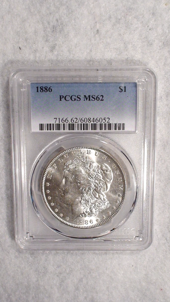 MS 62 Graded 1886 Year Morgan US Dollars (1878-1921) for sale | eBay