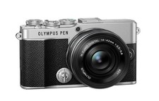 OLYMPUS PEN E-P7 Digital Mirrorless Camera 14-42mm EZ Lens Kit Silver New