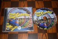 SimCoaster PC CD-ROM 2000 Windows Computer Game Theme Park Roller Coaster